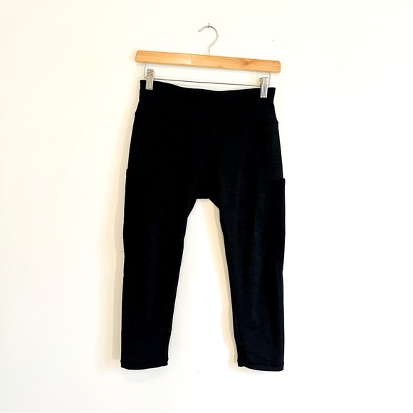 Nanette Lepore athletic cropped leggings black - Picture 1 of 9